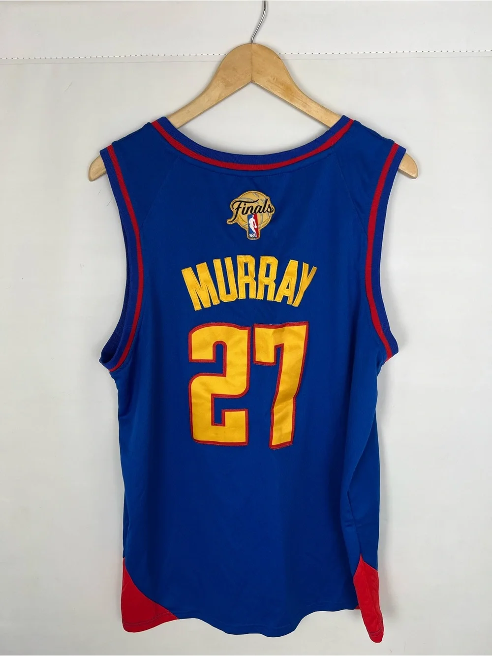 Jamal Murray Blue Mile High City #27 Basketball Jersey Medium fit